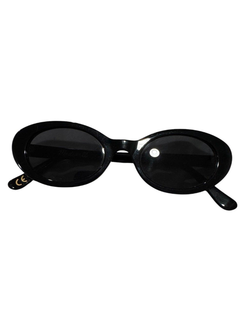Classic Black Oval Women's Sunglasses
